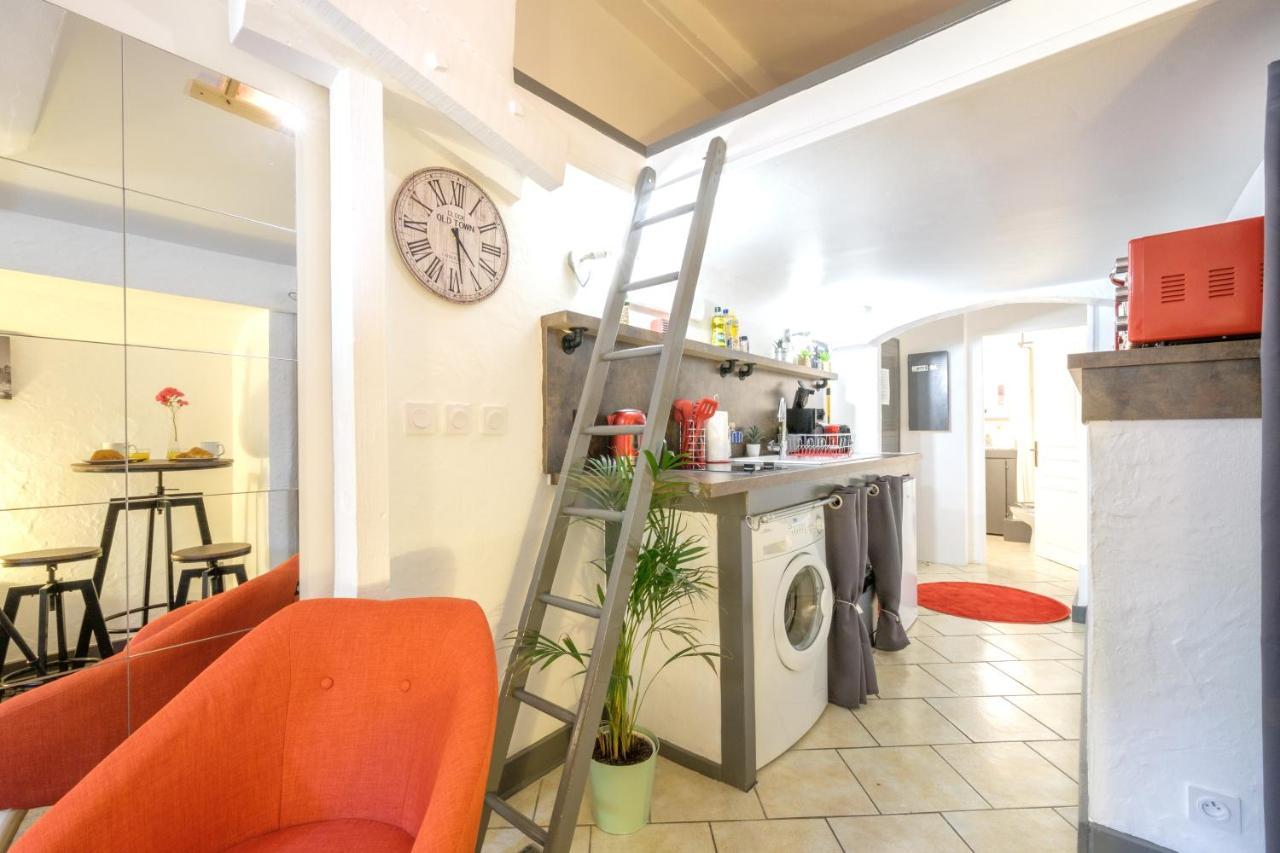 Studio Atypique Et Cosy, Classe "Gite De France" 5Min Centre, 15Min Gare, Lit Queen Size "Climatisation, Netflix Et Wifi, Parking, Lave Vaisselle, Boite A Cles Pour Arrivee Tardive - Gites La Tarine Альбервіль Екстер'єр фото