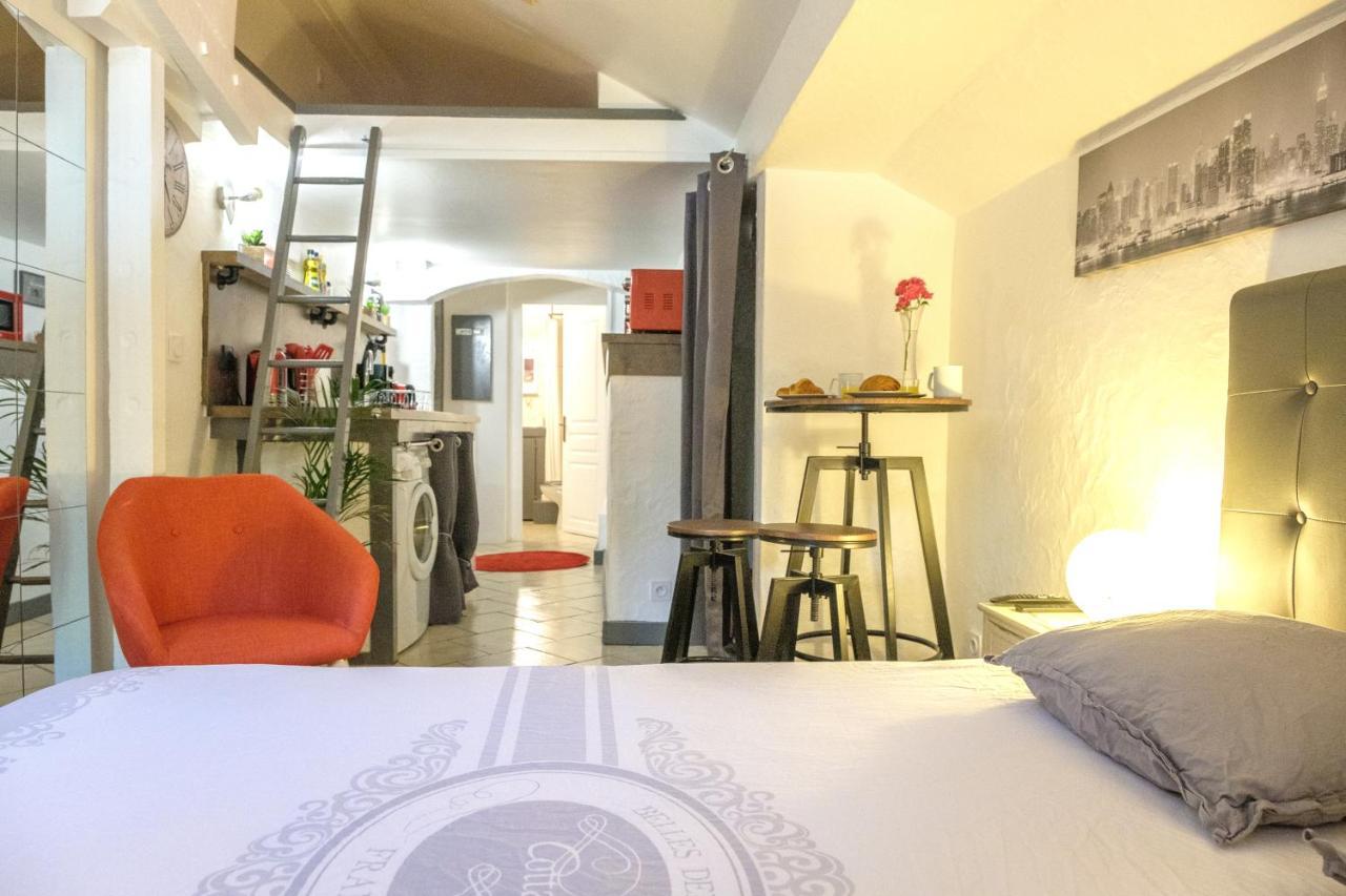 Studio Atypique Et Cosy, Classe "Gite De France" 5Min Centre, 15Min Gare, Lit Queen Size "Climatisation, Netflix Et Wifi, Parking, Lave Vaisselle, Boite A Cles Pour Arrivee Tardive - Gites La Tarine Альбервіль Екстер'єр фото